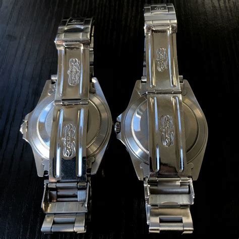 rolex genuine band fake clasp